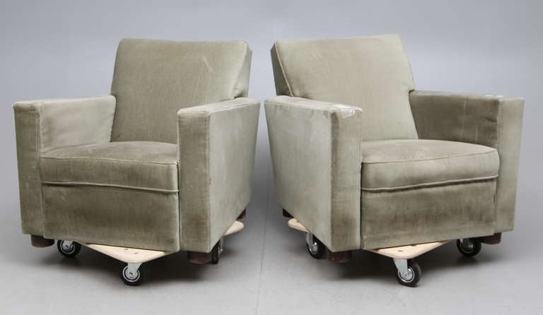 Josef Frank Svenskt Tenn Club Chairs design Björn Trädgårdh 1932