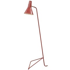 ASEA Red Grasshopper Lamp style of Greta Magnusson Grossman