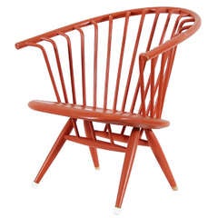 Rare "Crinolette" Illmari Tapiovaara for Asko Armchair