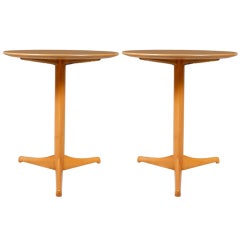 Pair of Elegant Side Tables 'Apple' by Kerstin Horlin Holmquist for NK
