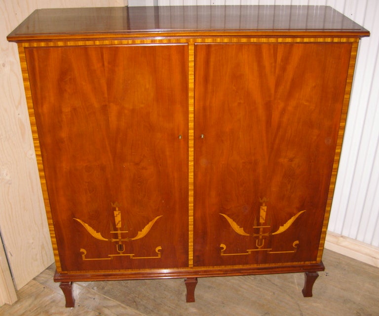 Carl Malmsten Art Deco Swedish Grace Cabinet C.1930