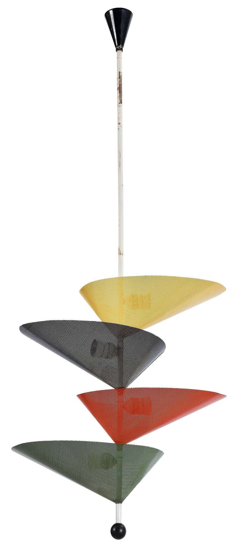 Very Rare Mathieu Mategot Ceiling Light In Good Condition In Miami, FL