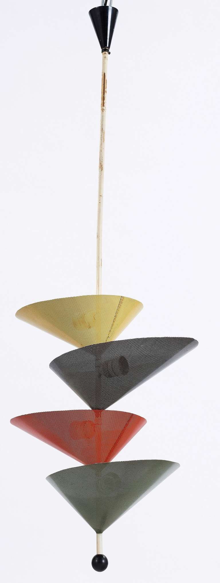 Very Rare Mathieu Mategot Ceiling Light 2