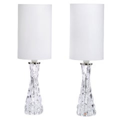 Beautiful Largest Size Table Lamps by Carl Fagerlund for Orrefors