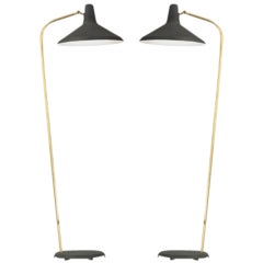 Two Very Rare Floor Lamps by Greta Magnusson Grossman