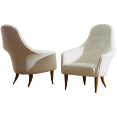 Two large Adam lounge chairs by Kerstin Horlin Holmquist