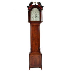 Antique Georgian Edinburgh Grandfather Clock. 