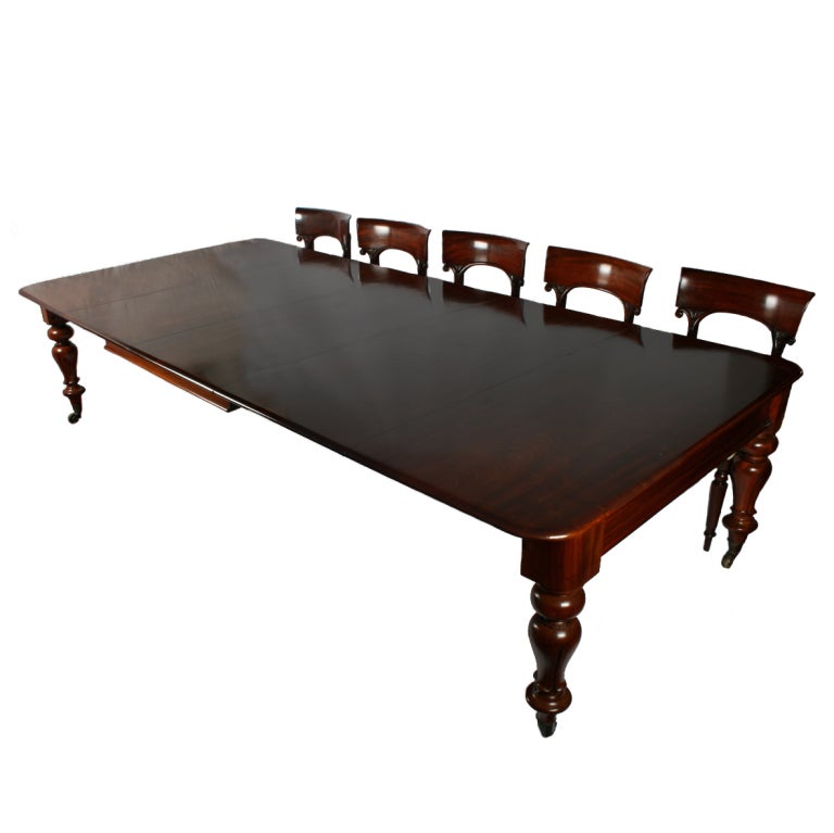 Victorian Extending Mahogany Dining Table