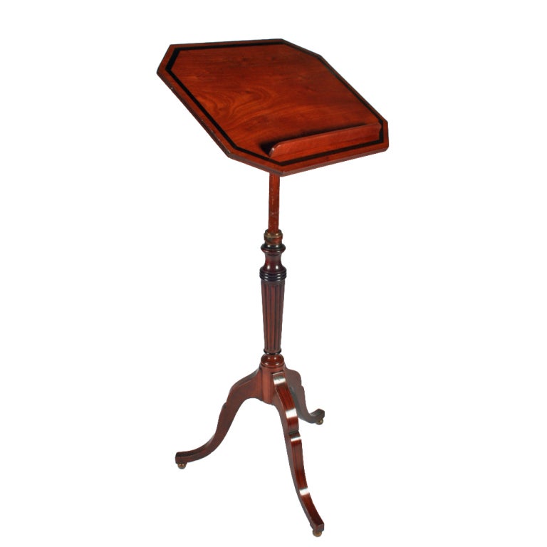 19th Century Regency Gillows Design Music Stand For Sale