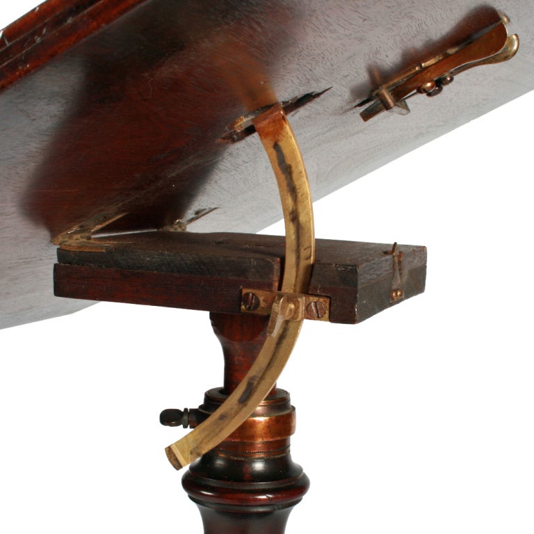 Mahogany Regency Gillows Design Music Stand For Sale