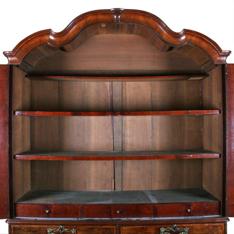 18th Century Dutch Mahogany Armoire