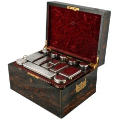 Antique The Earl of Hardwicke Jewellery & Dressing Box