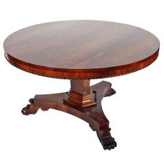 George IV Circular Rosewood Centre Table George IV Circular Rosewood Centre Table