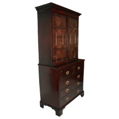 18th Century George III Secretaire Bookcase