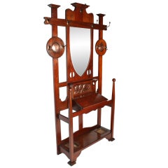 Arts 
Crafts Hall Stand by Shapland 
Petter