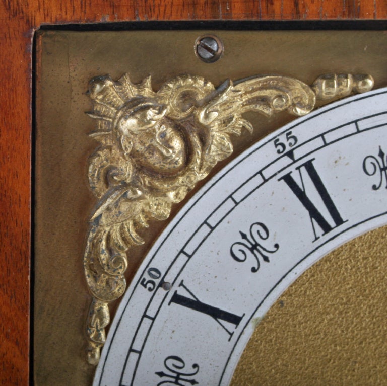 19th Century Victorian Walnut Cased Lenzkirch Mantel Clock For Sale
