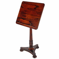 Antique George IV Rosewood Music Stand