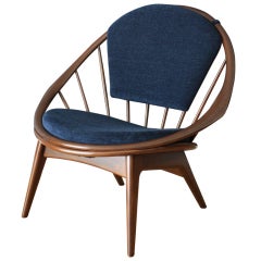 Danish Modern Hoop Chair by Ib Kofod-Larsen