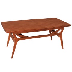 Danish Modern Teak Coffee Table/Dining Table