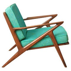 Vintage Mid-Century "Z" Chair by Poul Jensen for Selig