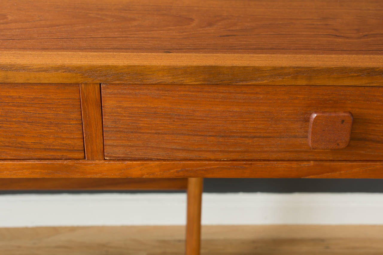 Danish Modern Teak Cantilever Desk by Georg Petersens Mobelfabrik 5