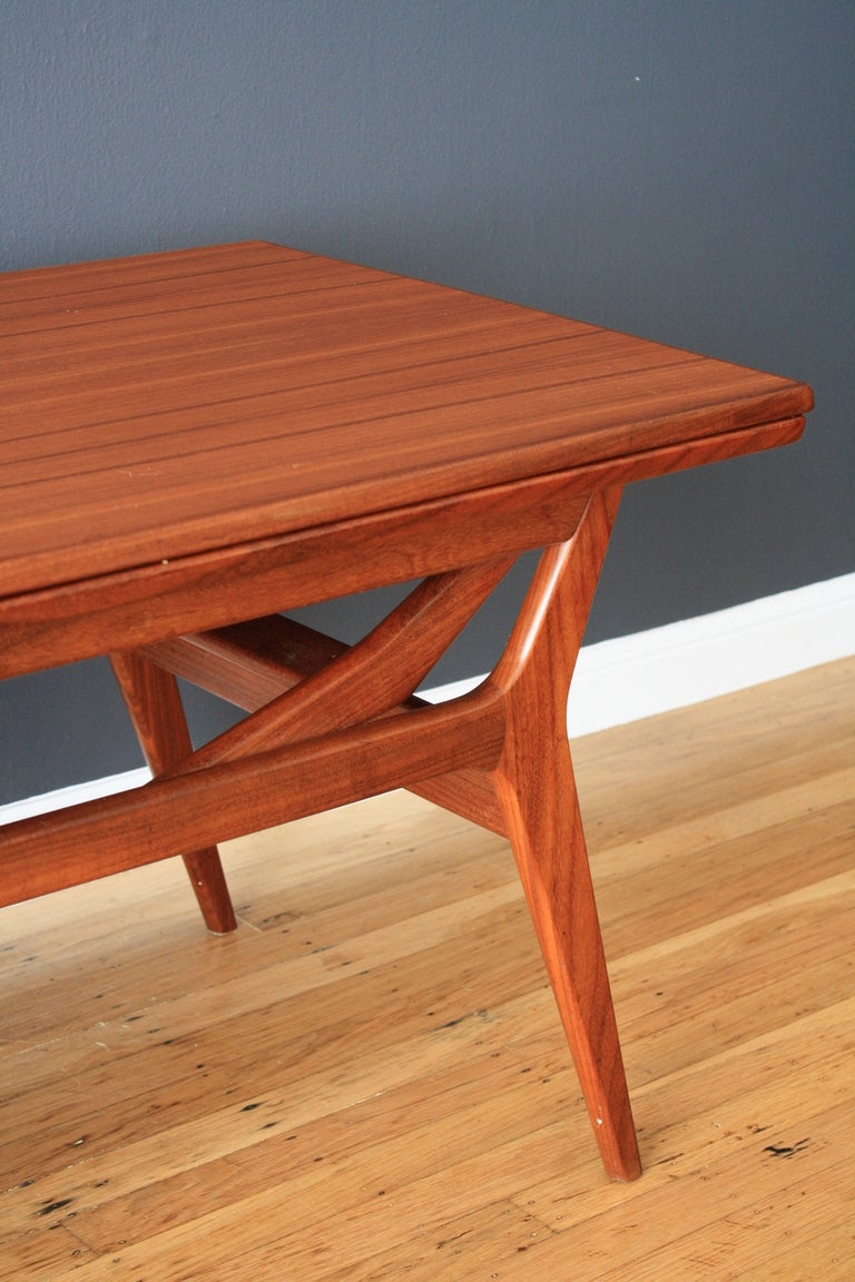 Danish Modern Teak Coffee Table/Dining Table 6