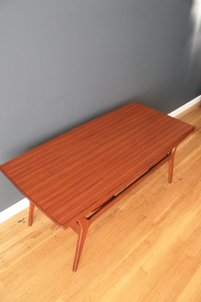 Danish Modern Teak Coffee Table/Dining Table 5