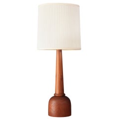Danish Modern Teak Table Lamp