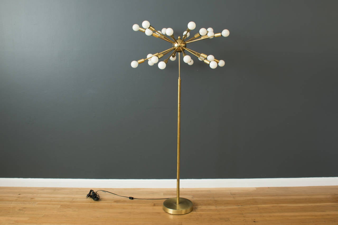 Mid-Century Modern Vintage Mid-Century Sputnik Floor Lamp