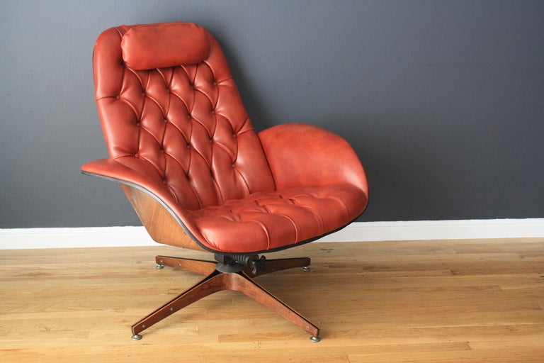 Vintage Lounge Chair and Ottoman by George Mulhauser for Plycraft 3