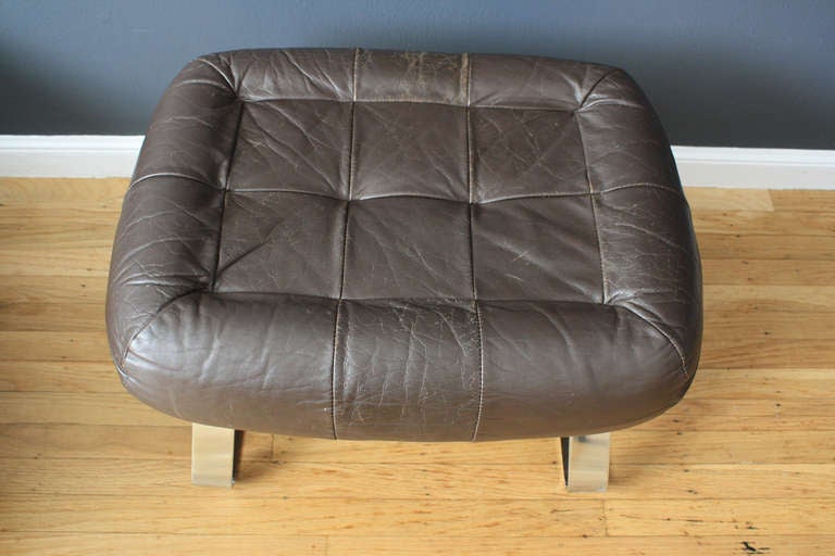 20th Century Vintage Lounge Chair and Ottoman by Percival Lafer