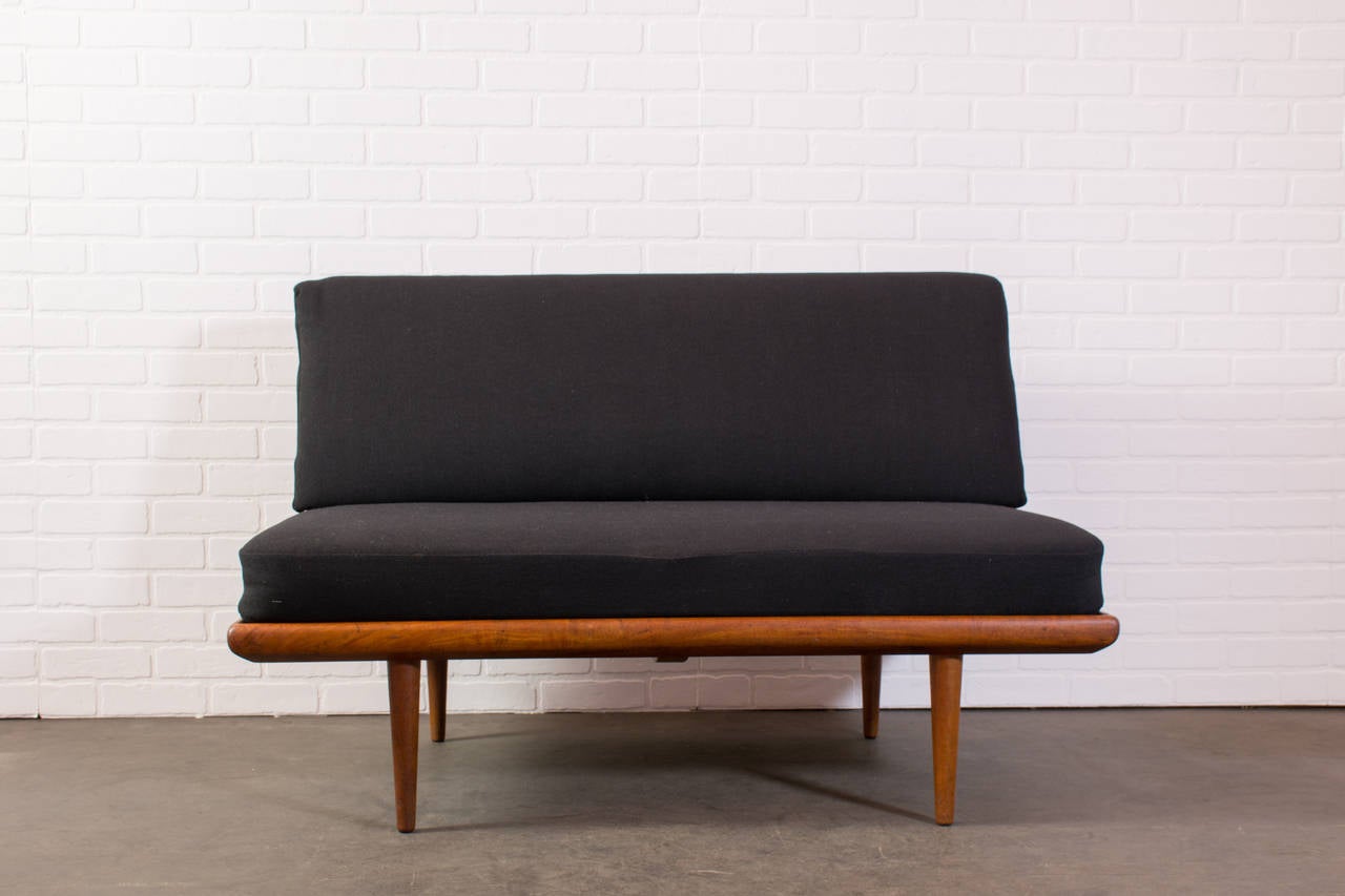Danish Modern Love Seat by Peter Hvidt & Orla Molgaard Nielsen
