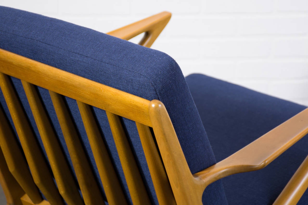 Scandinavian Modern Danish Modern 'Z' Lounge Chair by Poul Jensen