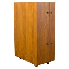 Danish Modern Teak Bar Cabinet by J. Clausen