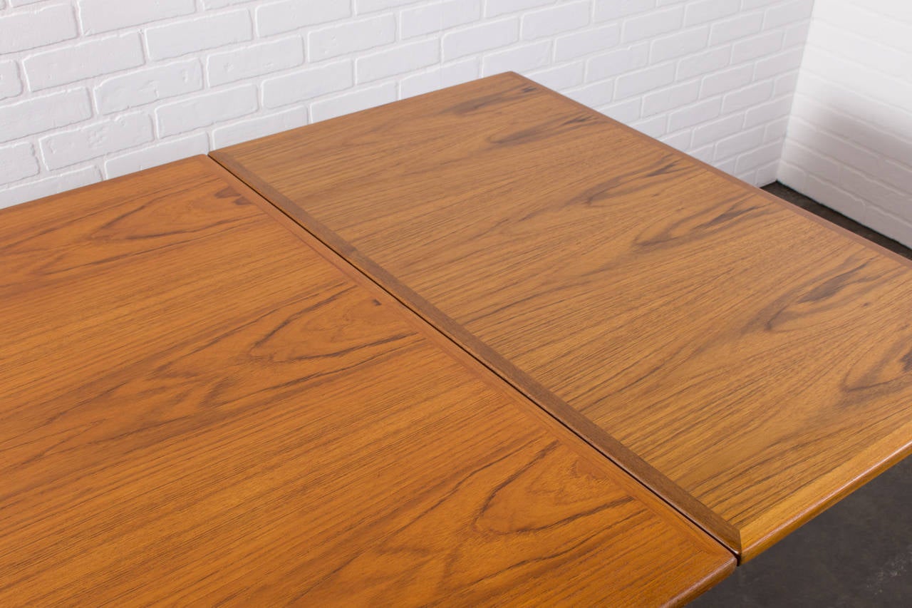 Danish Modern Teak Dining Table with Leaves by J.L. Moller 5