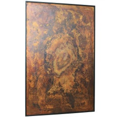 Copper Abstract Wall Art