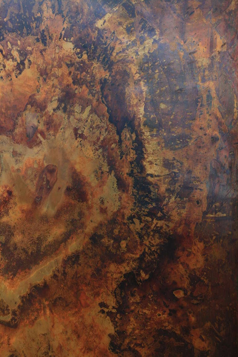 20th Century Copper Abstract Wall Art