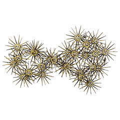 Vintage Mid-Century Metal Wall Sculpture by Marc Weinstein for Marc Creates