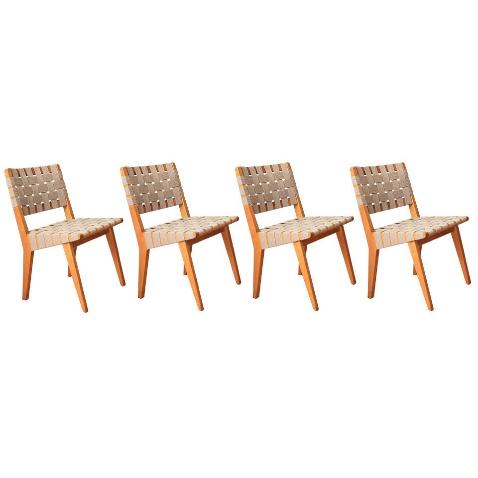 Set of Four Vintage Knoll Chairs by Jens Risom