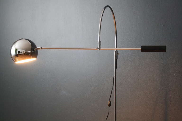 Vintage Mid-Century Floor Lamp by Robert Sonneman In Good Condition In San Francisco, CA