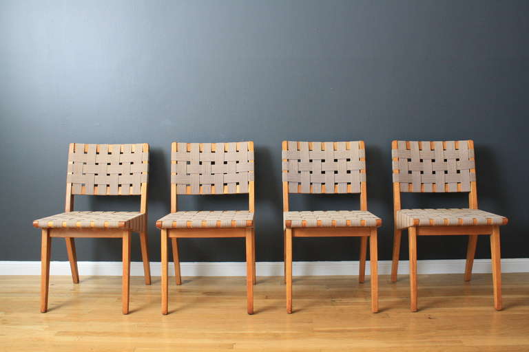 American Set of Four Vintage Knoll Chairs by Jens Risom