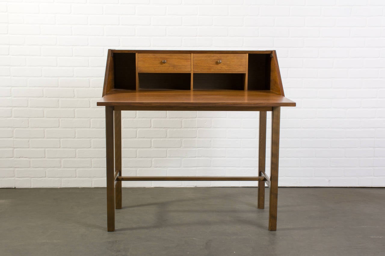 Mid-20th Century Scandinavian Modern Secretary Desk
