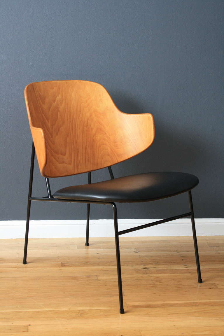 Pair of Vintage Penguin Chairs by Ib Kofod Larsen 4