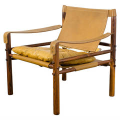 Vintage Mid-Century "Sirrocco" Safari Chair by Arne Norell