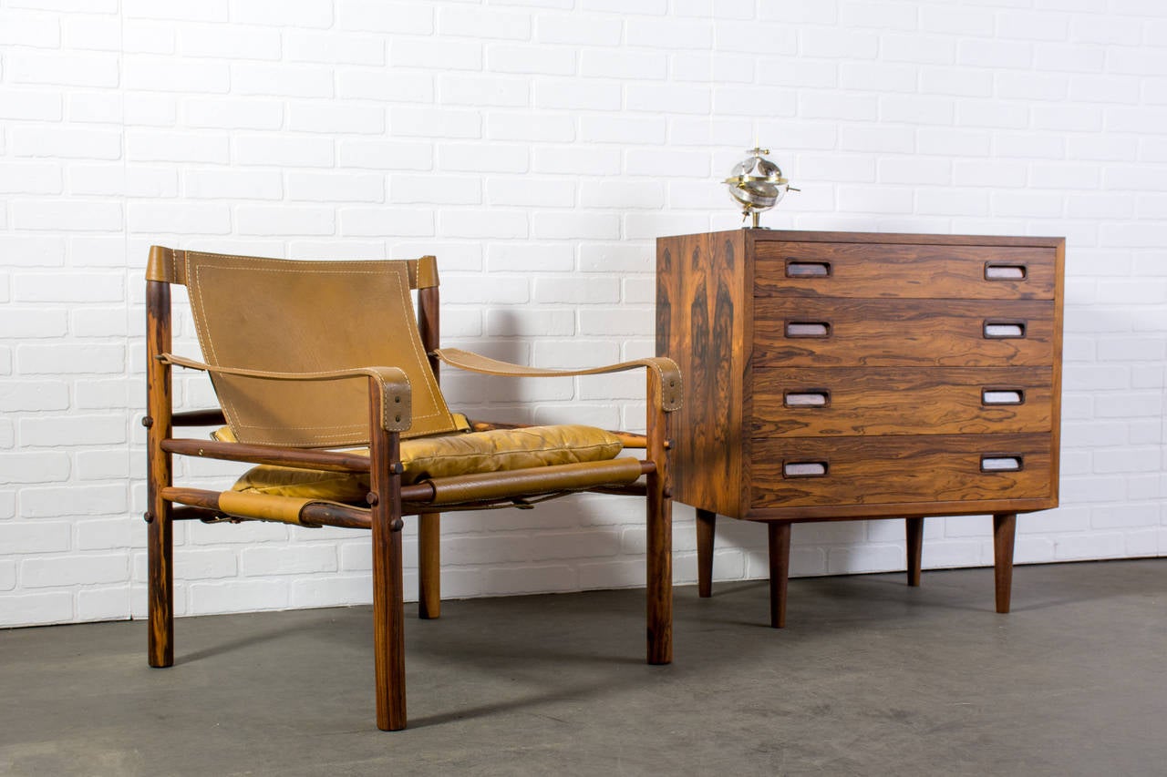 Scandinavian Modern Vintage Midcentury Rosewood Dresser by Poul Hundevad
