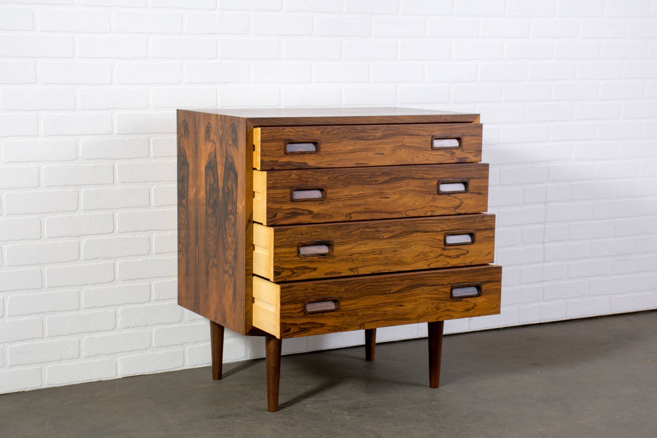 Danish Vintage Midcentury Rosewood Dresser by Poul Hundevad