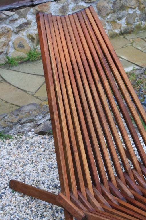 Vintage Mid-Century Teak Panamericana Chair 5