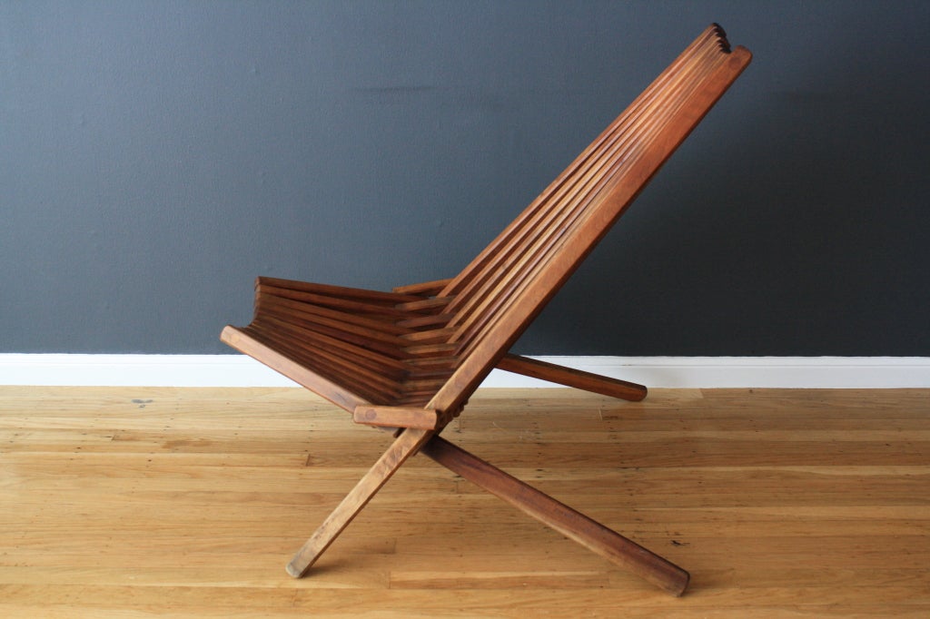 Vintage Mid-Century Teak Panamericana Chair 1