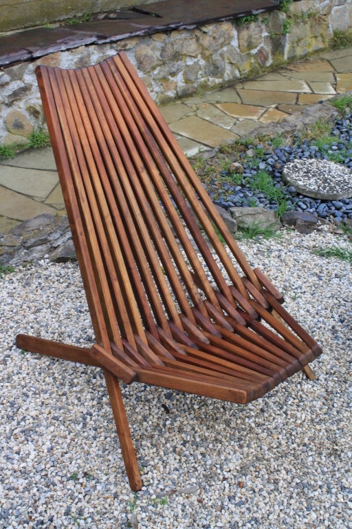 Vintage Mid-Century Teak Panamericana Chair 4