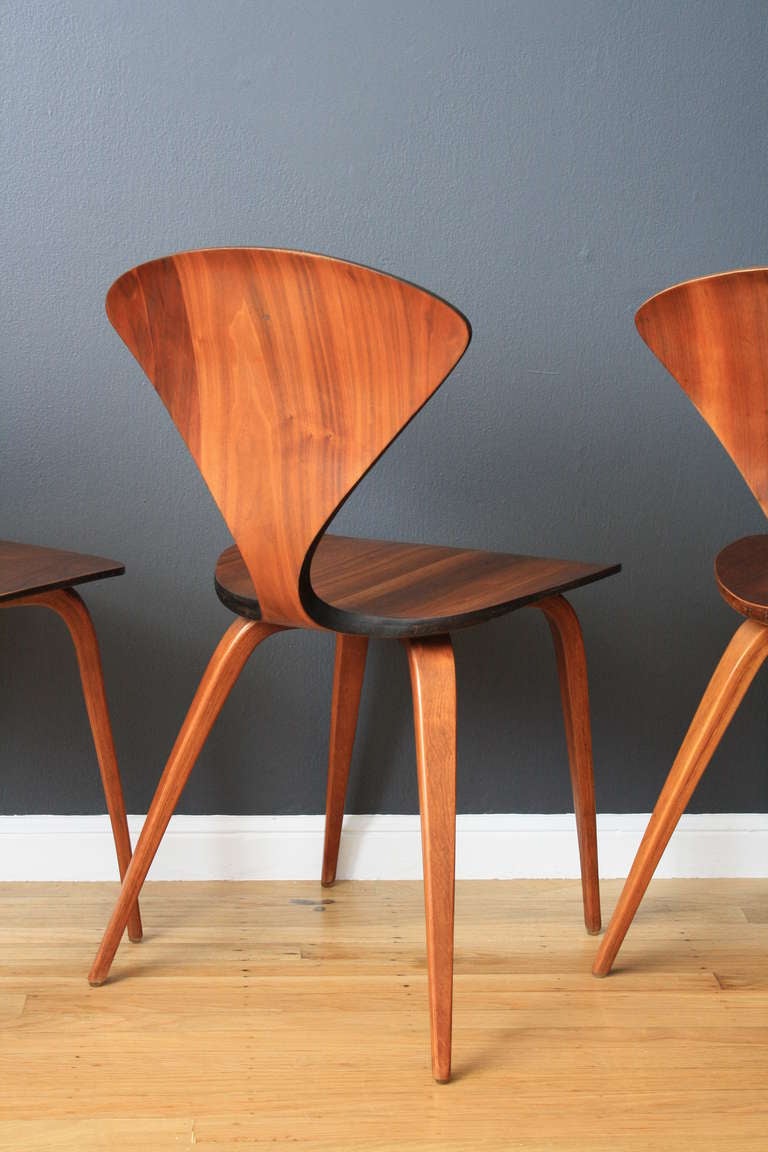 American Set of Eight Vintage Cherner Dining Chairs